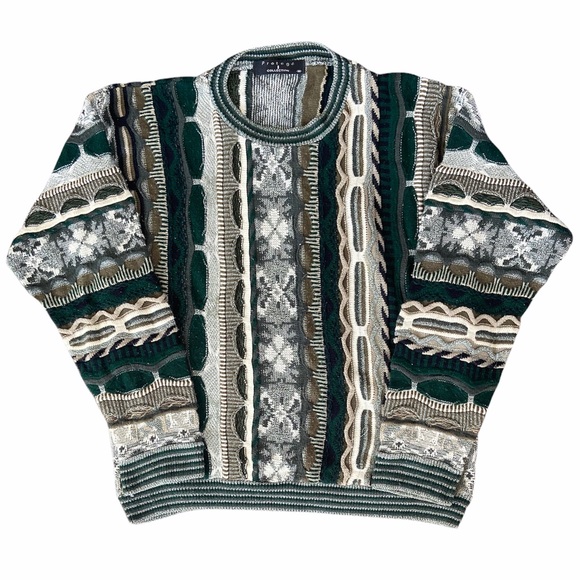 Vintage Other - Vintage 90s Protege Coogi Style Mercerized Sweater